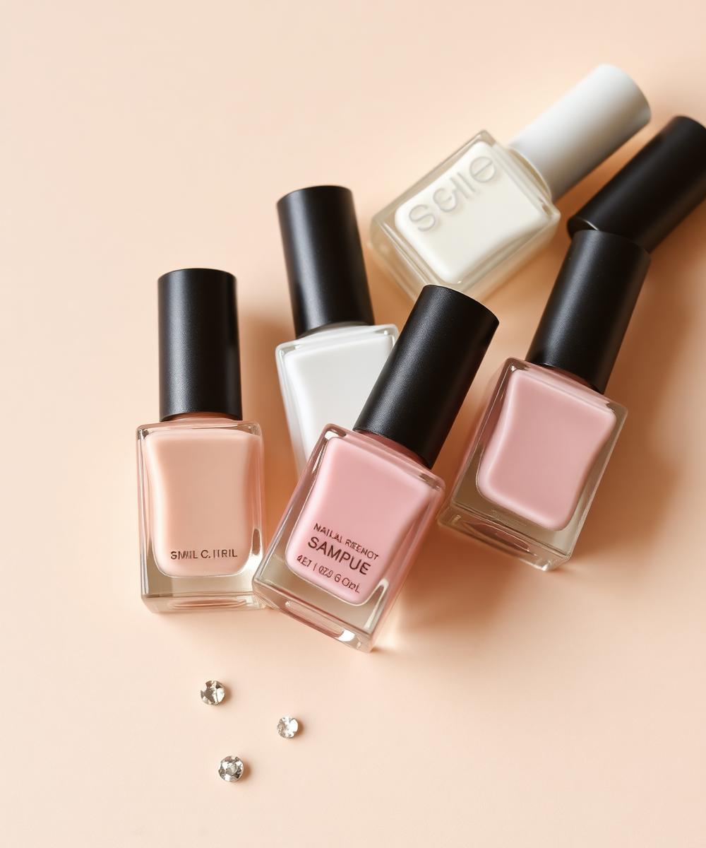 Nude blush polish collection